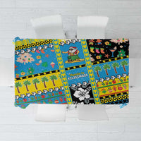 Tuvalu Christmas Tablecloth Festive Beach Vibes - Polynesian Pride