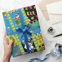 Tuvalu Christmas Wrapping Paper Festive Beach Vibes - Polynesian Pride
