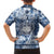 Samoa 685 Family Matching Long Sleeve Bodycon Dress and Hawaiian Shirt Polynesian Pattern Tie Dye Style