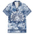 Samoa 685 Family Matching Long Sleeve Bodycon Dress and Hawaiian Shirt Polynesian Pattern Tie Dye Style