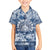 Samoa 685 Family Matching Long Sleeve Bodycon Dress and Hawaiian Shirt Polynesian Pattern Tie Dye Style