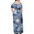 Samoa 685 Family Matching Off Shoulder Maxi Dress and Hawaiian Shirt Polynesian Pattern Tie Dye Style