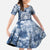 Samoa 685 Family Matching Short Sleeve Bodycon Dress and Hawaiian Shirt Polynesian Pattern Tie Dye Style