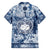 Samoa 685 Family Matching Short Sleeve Bodycon Dress and Hawaiian Shirt Polynesian Pattern Tie Dye Style