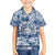 Samoa 685 Family Matching Short Sleeve Bodycon Dress and Hawaiian Shirt Polynesian Pattern Tie Dye Style