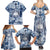 Samoa 685 Family Matching Summer Maxi Dress and Hawaiian Shirt Polynesian Pattern Tie Dye Style