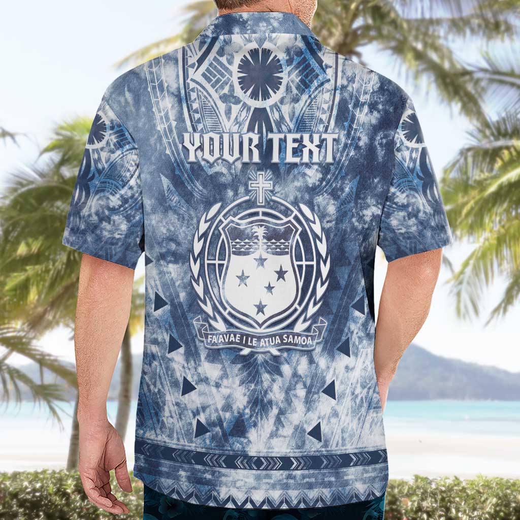 Samoa 685 Hawaiian Shirt Polynesian Pattern Tie Dye Style LT05 - Polynesian Pride