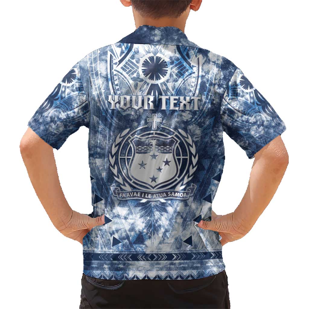 Samoa 685 Hawaiian Shirt Polynesian Pattern Tie Dye Style LT05 - Polynesian Pride