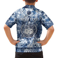 Samoa 685 Hawaiian Shirt Polynesian Pattern Tie Dye Style LT05 - Polynesian Pride