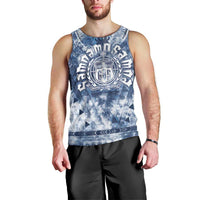 Samoa 685 Men Tank Top Polynesian Pattern Tie Dye Style