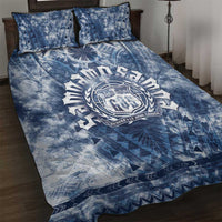 Samoa 685 Quilt Bed Set Polynesian Pattern Tie Dye Style LT05 Blue - Polynesian Pride