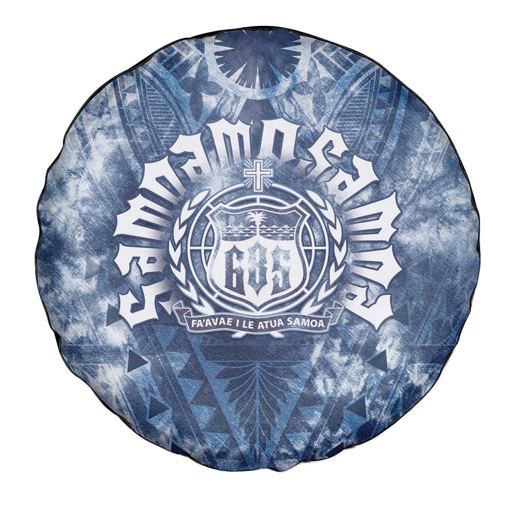 Samoa 685 Spare Tire Cover Polynesian Pattern Tie Dye Style LT05 - Polynesian Pride