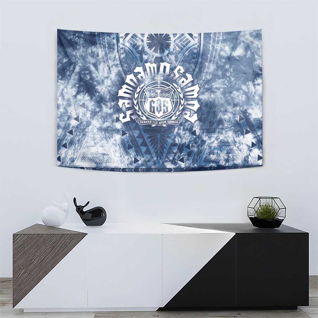 Samoa 685 Tapestry Polynesian Pattern Tie Dye Style