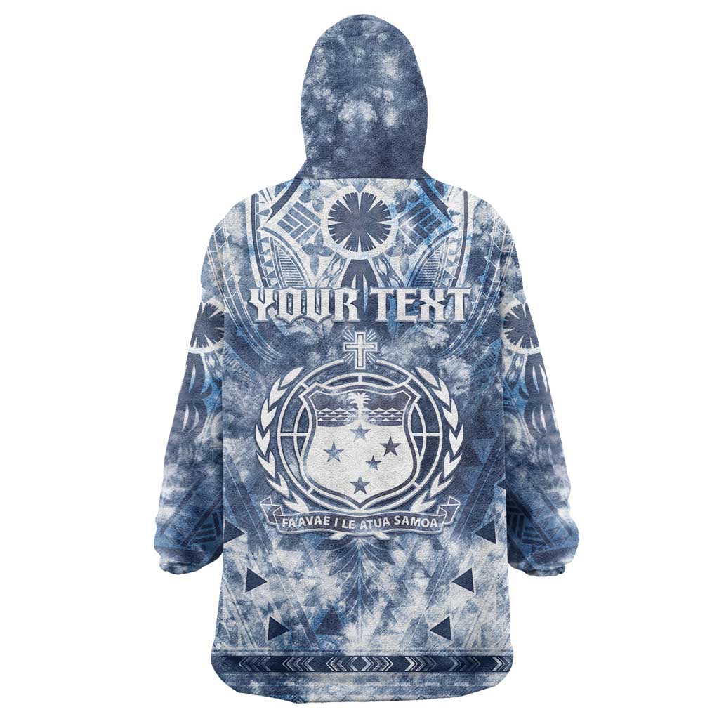 Samoa 685 Wearable Blanket Hoodie Polynesian Pattern Tie Dye Style LT05 - Polynesian Pride