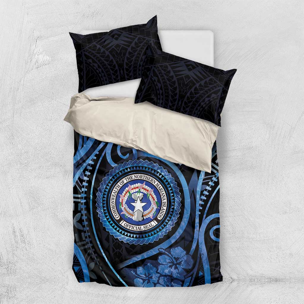 Northern Mariana Islands Bedding Set Ocean Floral Pattern LT05