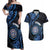 Personalized Northern Mariana Islands Couples Matching Off Shoulder Maxi Dress and Hawaiian Shirt Ocean Floral Pattern