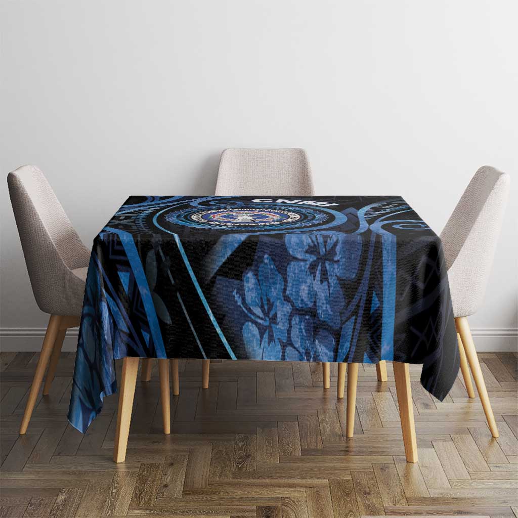 Northern Mariana Islands Tablecloth Ocean Floral Pattern LT05