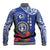 Hafa Adai Northern Mariana Islands Baseball Jacket Polynesian Tribal Pattern