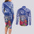 Hafa Adai Northern Mariana Islands Couples Matching Long Sleeve Bodycon Dress and Long Sleeve Button Shirt Polynesian Tribal Pattern