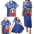 Hafa Adai Northern Mariana Islands Family Matching Puletasi and Hawaiian Shirt Polynesian Tribal Pattern