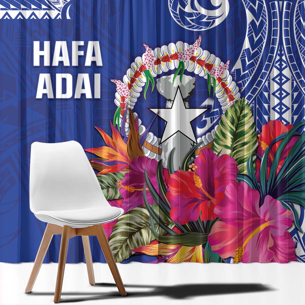 Hafa Adai Northern Mariana Islands Window Curtain Polynesian Tribal Pattern LT05
