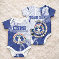 Personalized Northern Mariana Islands Baby Onesie CNMI Seal LT05 - Polynesian Pride