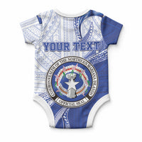 Personalized Northern Mariana Islands Baby Onesie CNMI Seal LT05 - Polynesian Pride