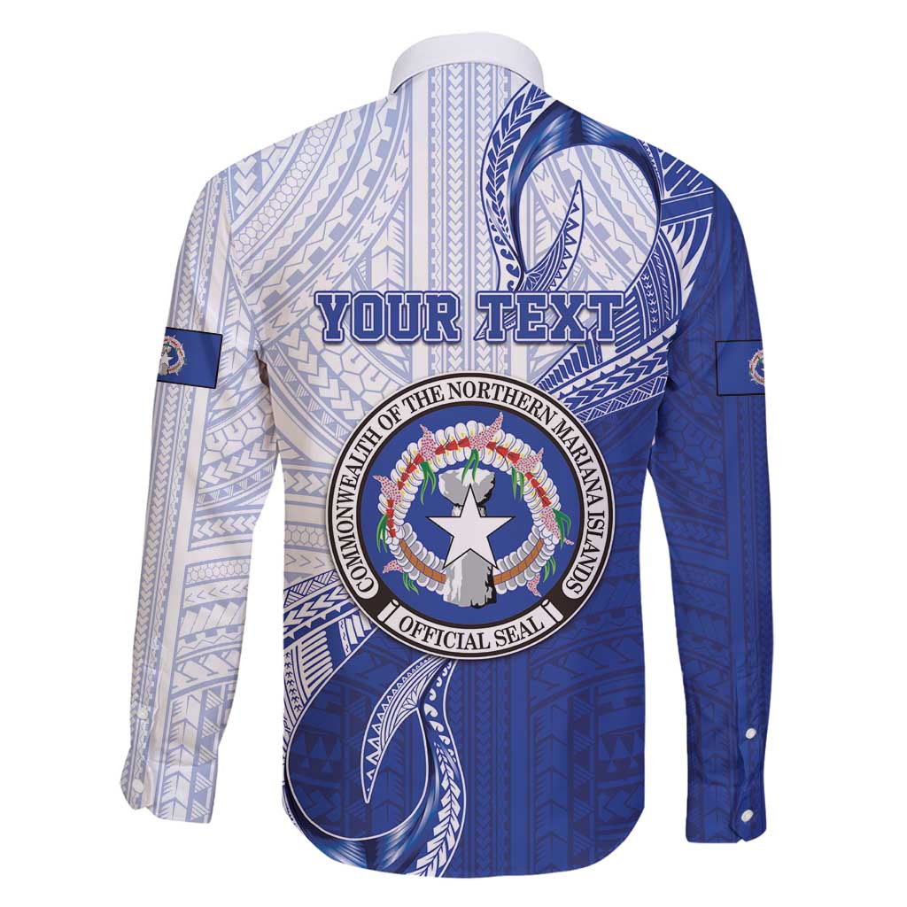 Personalized Northern Mariana Islands Family Matching Long Sleeve Bodycon Dress and Hawaiian Shirt CNMI Seal
