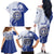 Personalized Northern Mariana Islands Family Matching Off The Shoulder Long Sleeve Dress and Hawaiian Shirt CNMI Seal