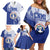 Personalized Northern Mariana Islands Family Matching Off Shoulder Short Dress and Hawaiian Shirt CNMI Seal