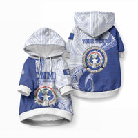 Personalized Northern Mariana Islands Pet Hoodie CNMI Seal LT05 Pullover Blue - Polynesian Pride