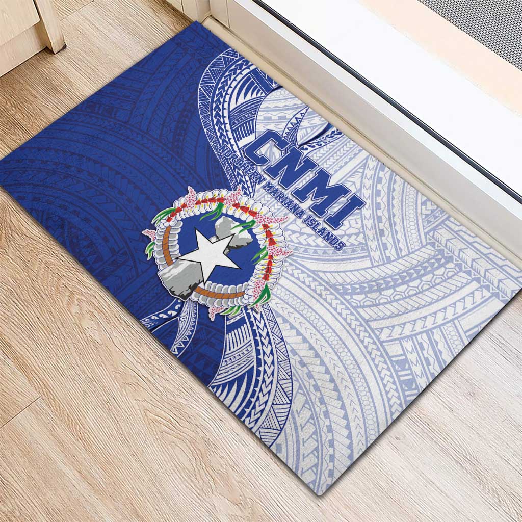 Northern Mariana Islands Rubber Doormat CNMI Seal LT05 - Polynesian Pride