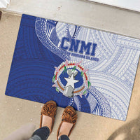 Northern Mariana Islands Rubber Doormat CNMI Seal LT05 - Polynesian Pride