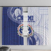 Northern Mariana Islands Window Curtain CNMI Seal LT05