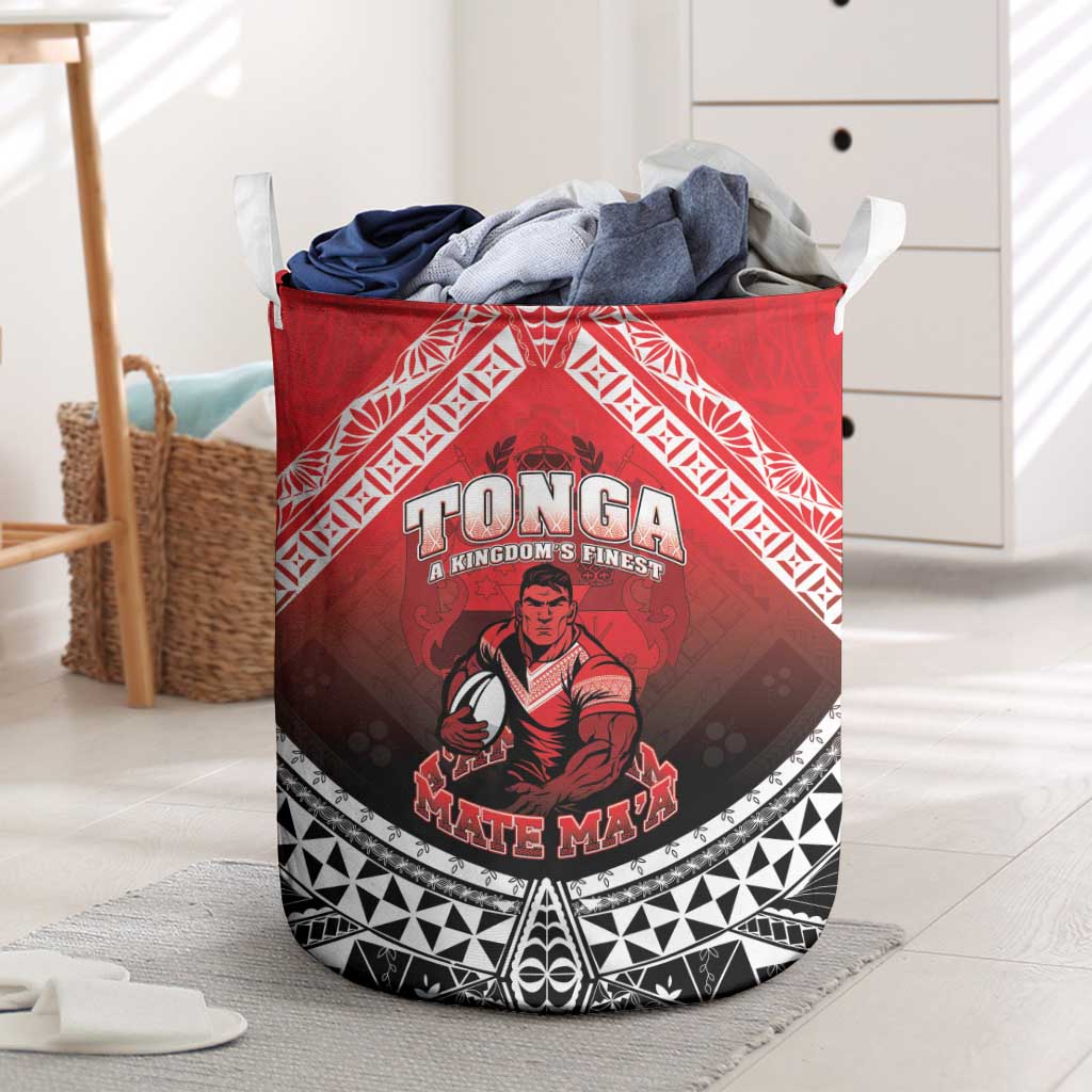 Rugby Tonga MMT Laundry Basket Mana O Tonga - Polynesian Pride