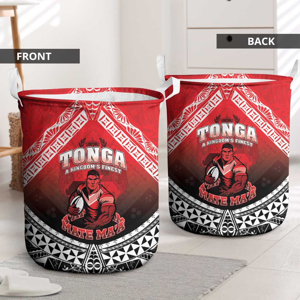 Rugby Tonga MMT Laundry Basket Mana O Tonga - Polynesian Pride