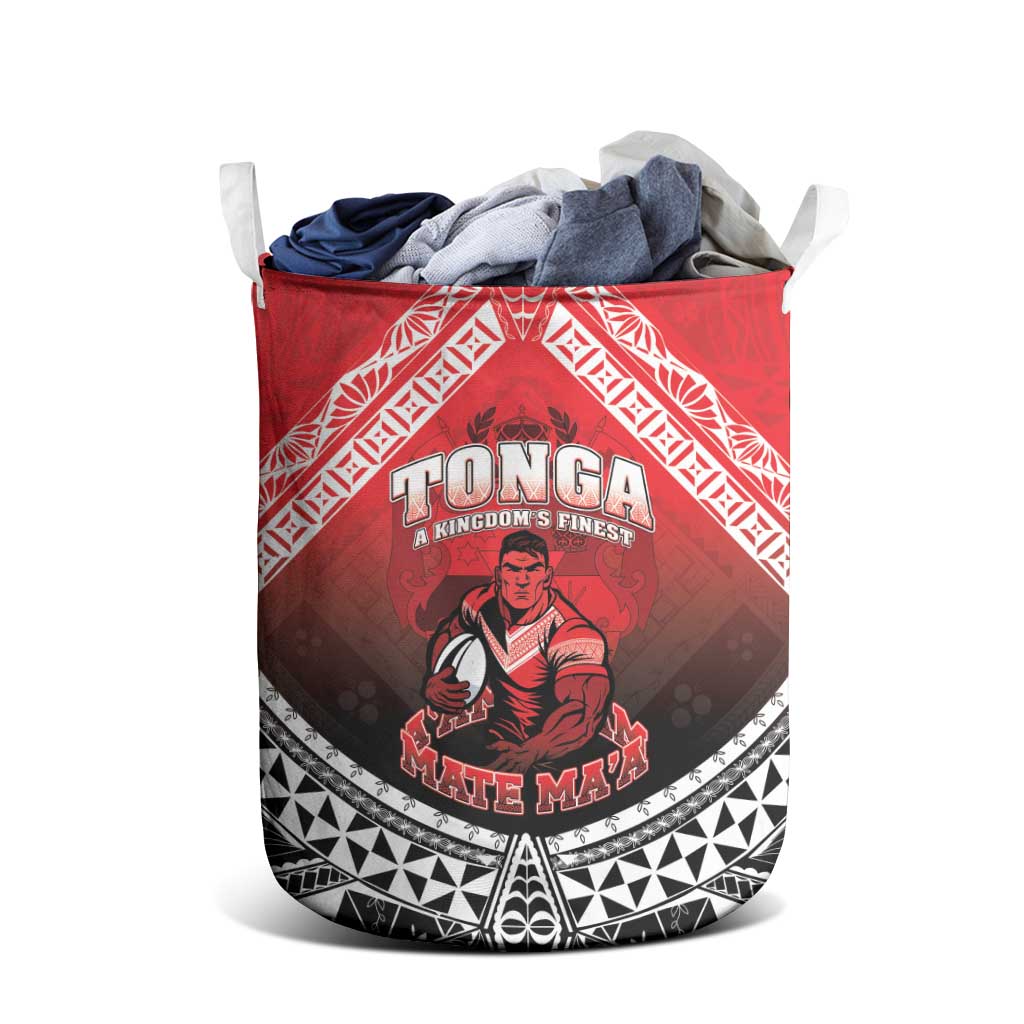 Rugby Tonga MMT Laundry Basket Mana O Tonga - Polynesian Pride