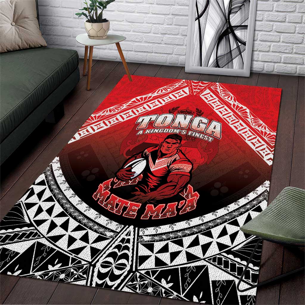 Rugby Tonga MMT Area Rug Mana O Tonga - Polynesian Pride