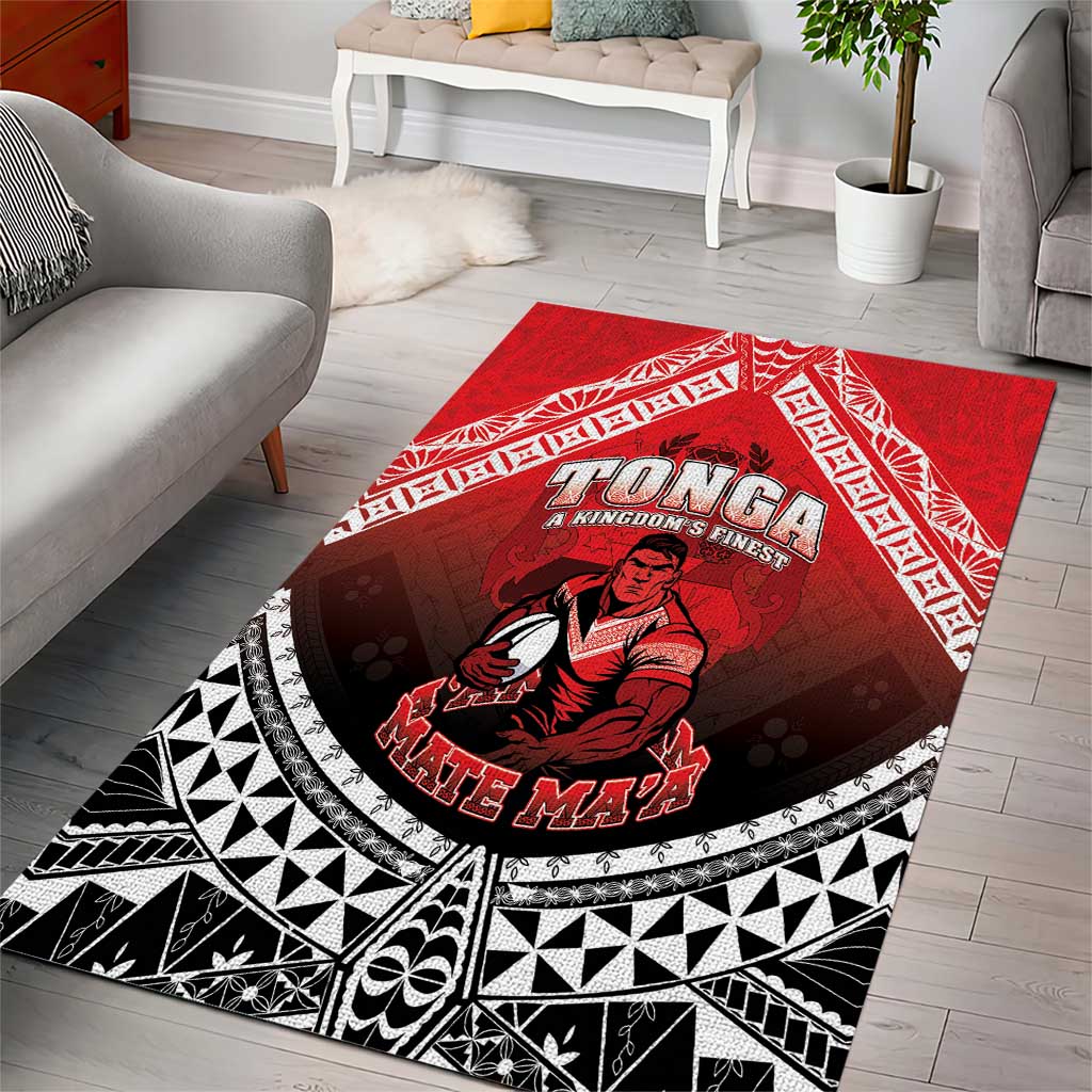 Rugby Tonga MMT Area Rug Mana O Tonga - Polynesian Pride