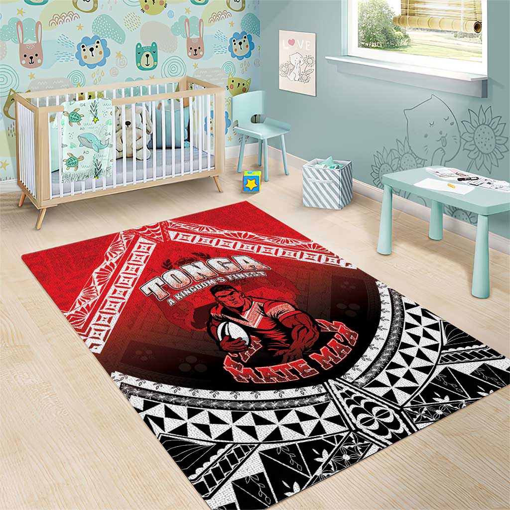 Rugby Tonga MMT Area Rug Mana O Tonga - Polynesian Pride