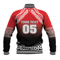 Custom Rugby Tonga MMT Baseball Jacket Mana O Tonga - Polynesian Pride