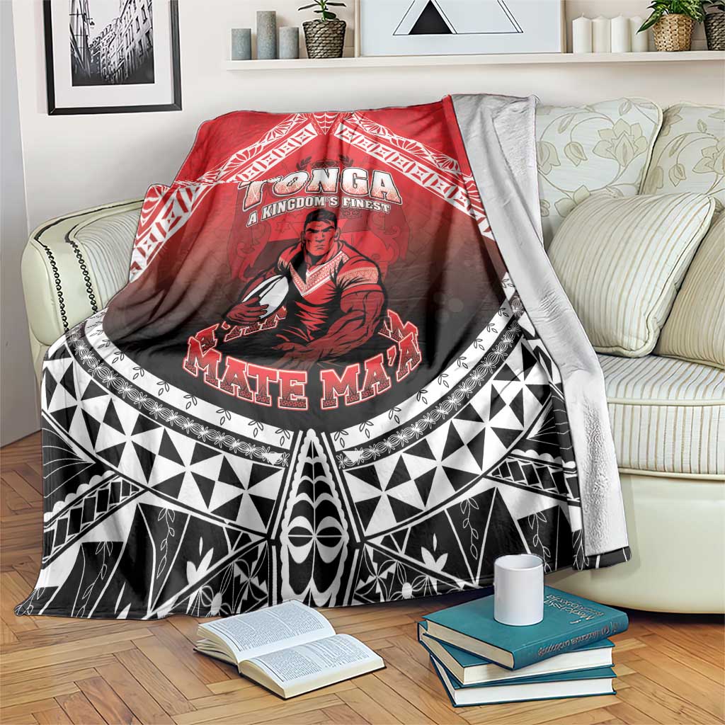 Rugby Tonga MMT Blanket Mana O Tonga - Polynesian Pride