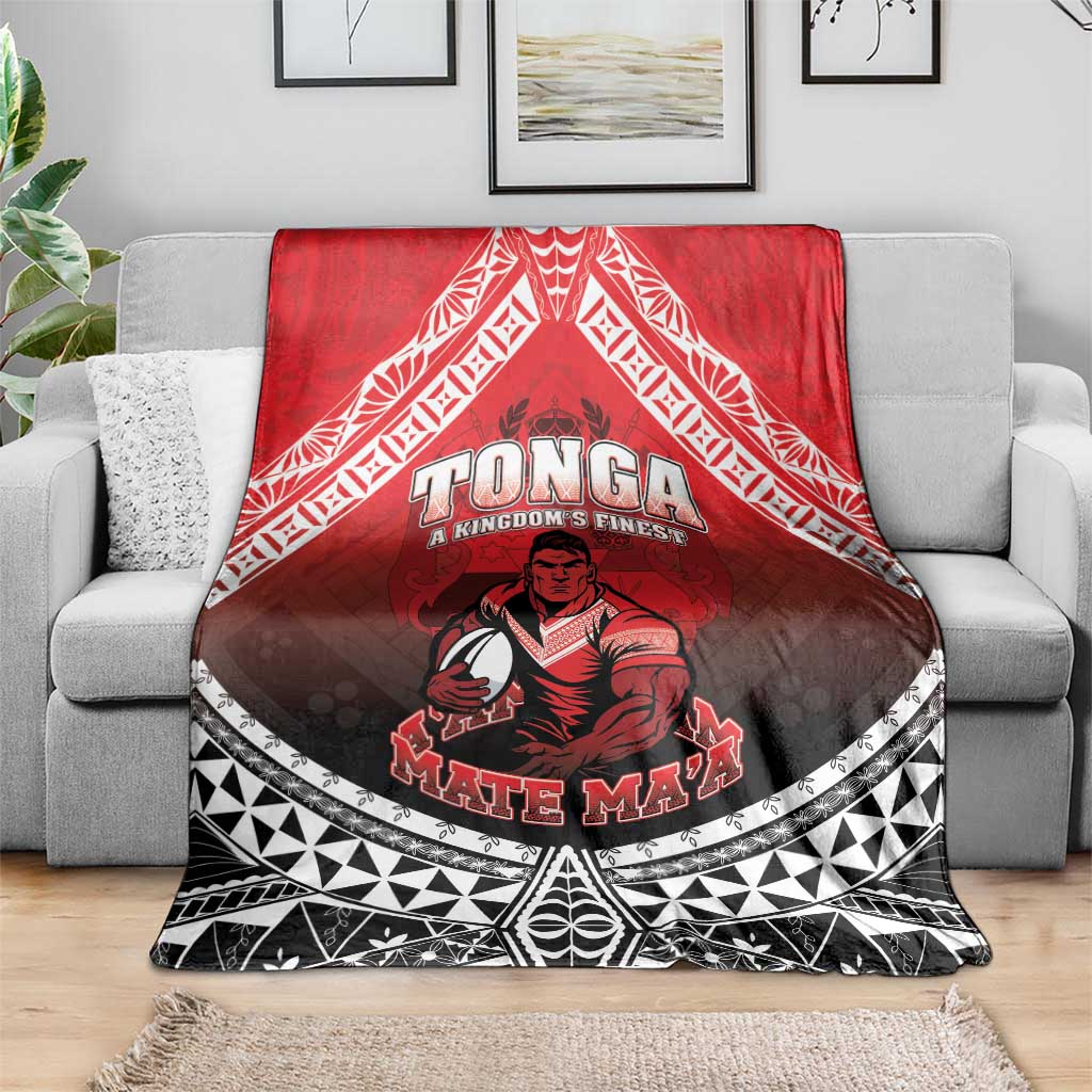 Rugby Tonga MMT Blanket Mana O Tonga - Polynesian Pride