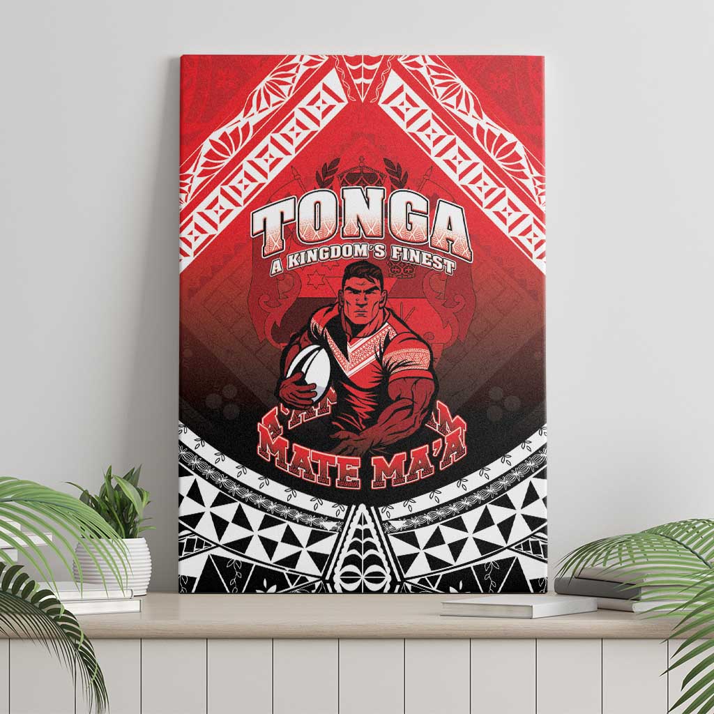 Rugby Tonga MMT Canvas Wall Art Mana O Tonga - Polynesian Pride