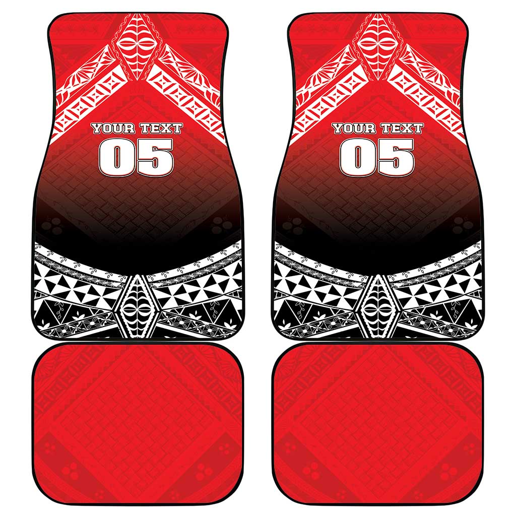 Custom Rugby Tonga MMT Car Mats Mana O Tonga - Polynesian Pride