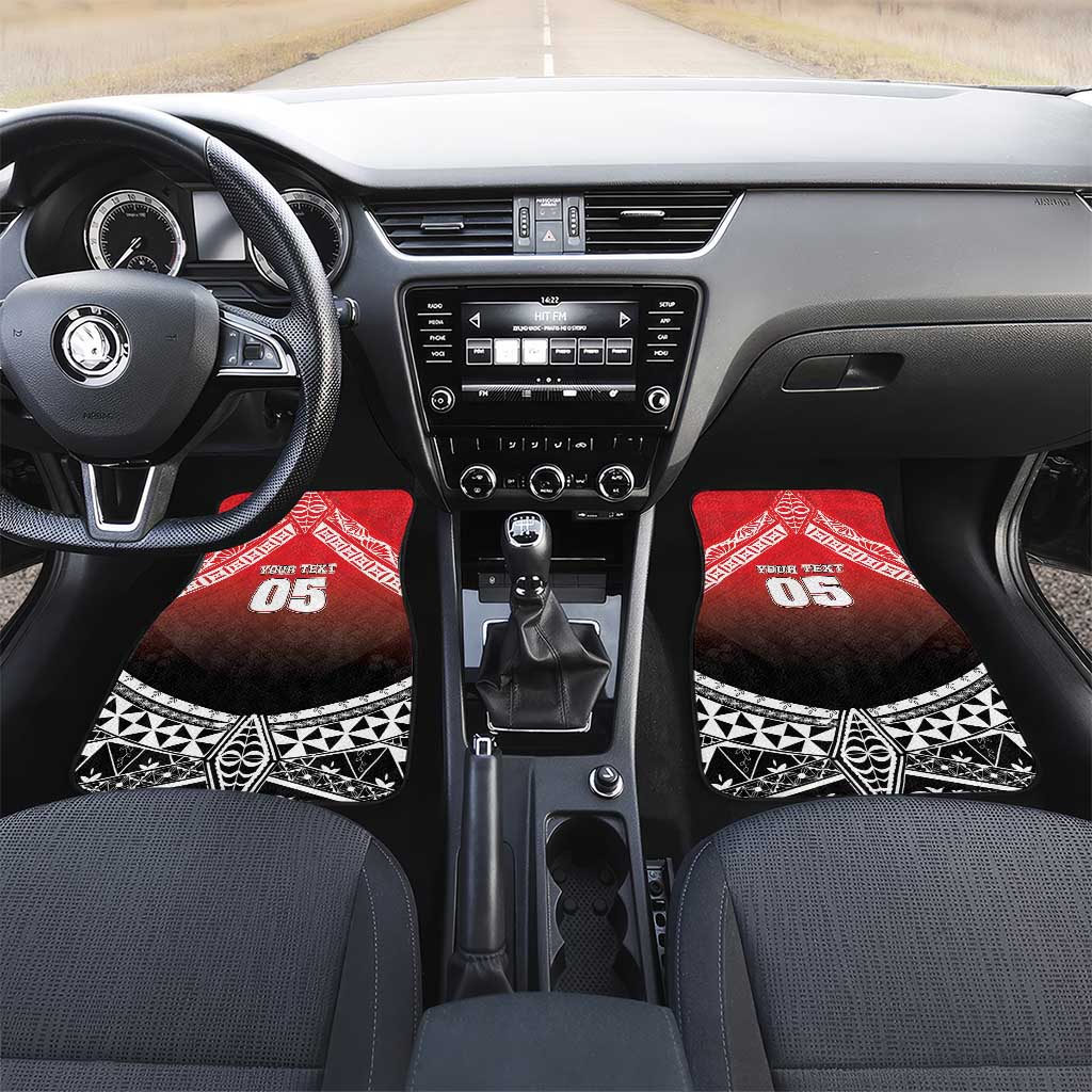 Custom Rugby Tonga MMT Car Mats Mana O Tonga - Polynesian Pride