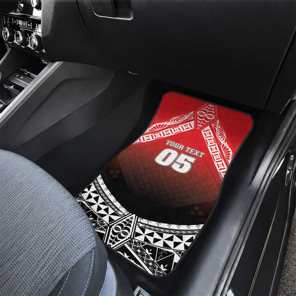 Custom Rugby Tonga MMT Car Mats Mana O Tonga - Polynesian Pride