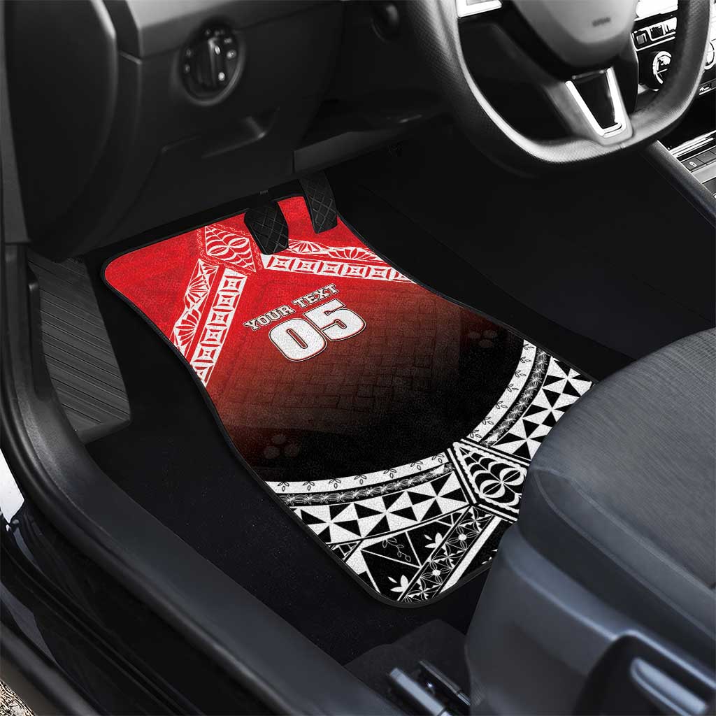 Custom Rugby Tonga MMT Car Mats Mana O Tonga - Polynesian Pride