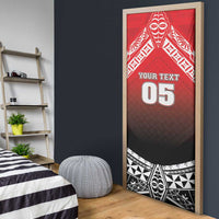 Custom Rugby Tonga MMT Door Cover Mana O Tonga - Polynesian Pride