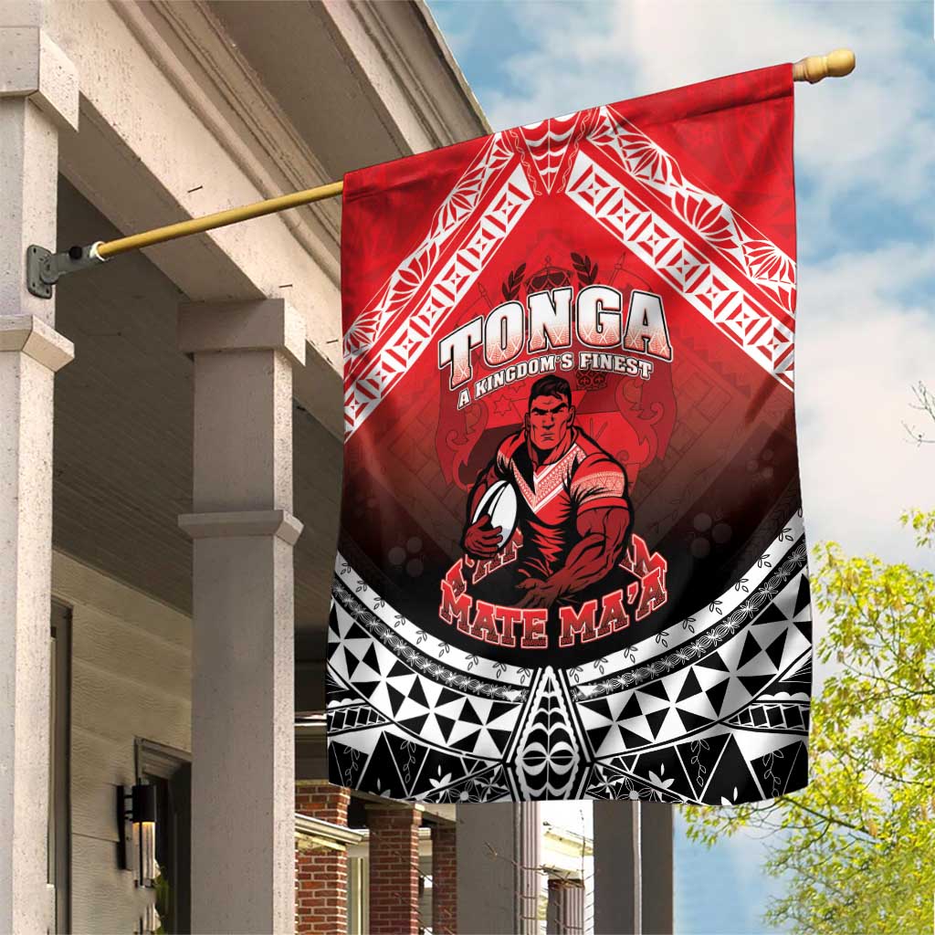Rugby Tonga MMT Garden Flag Mana O Tonga - Polynesian Pride
